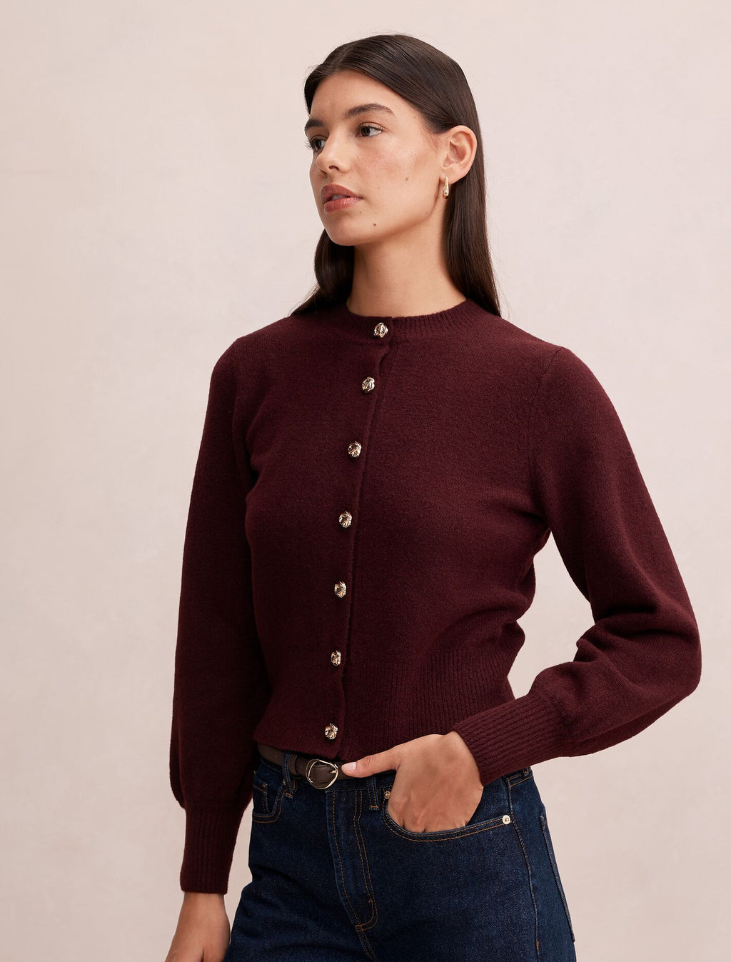 Magda Balloon Cardigan