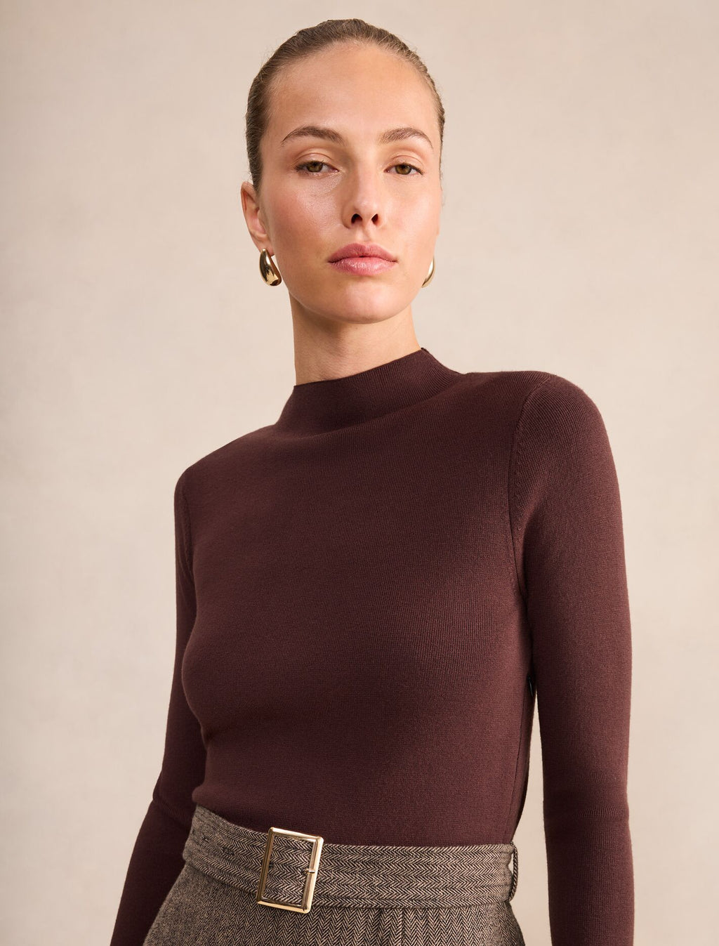 Freya Woven Mixed Mini Dress
