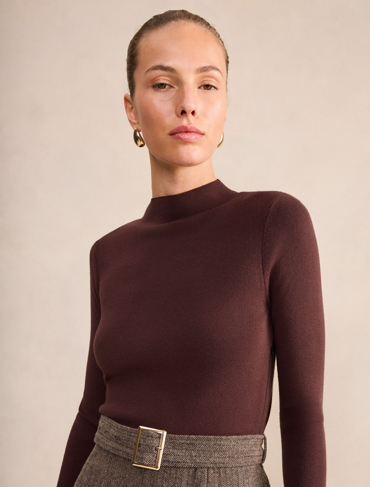 Freya Woven Mixed Mini Dress