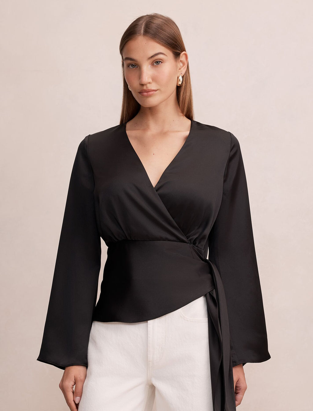 Maelle Scarf Tie Top