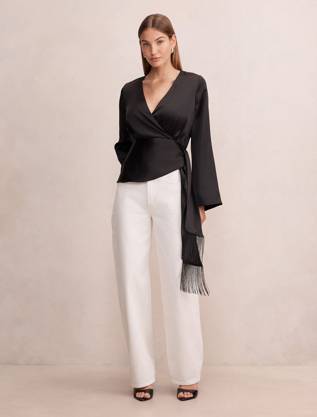 Maelle Scarf Tie Top