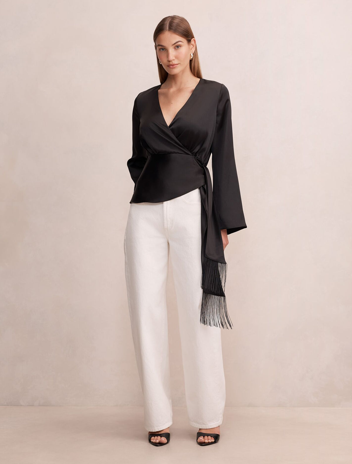 Maelle Scarf Tie Top