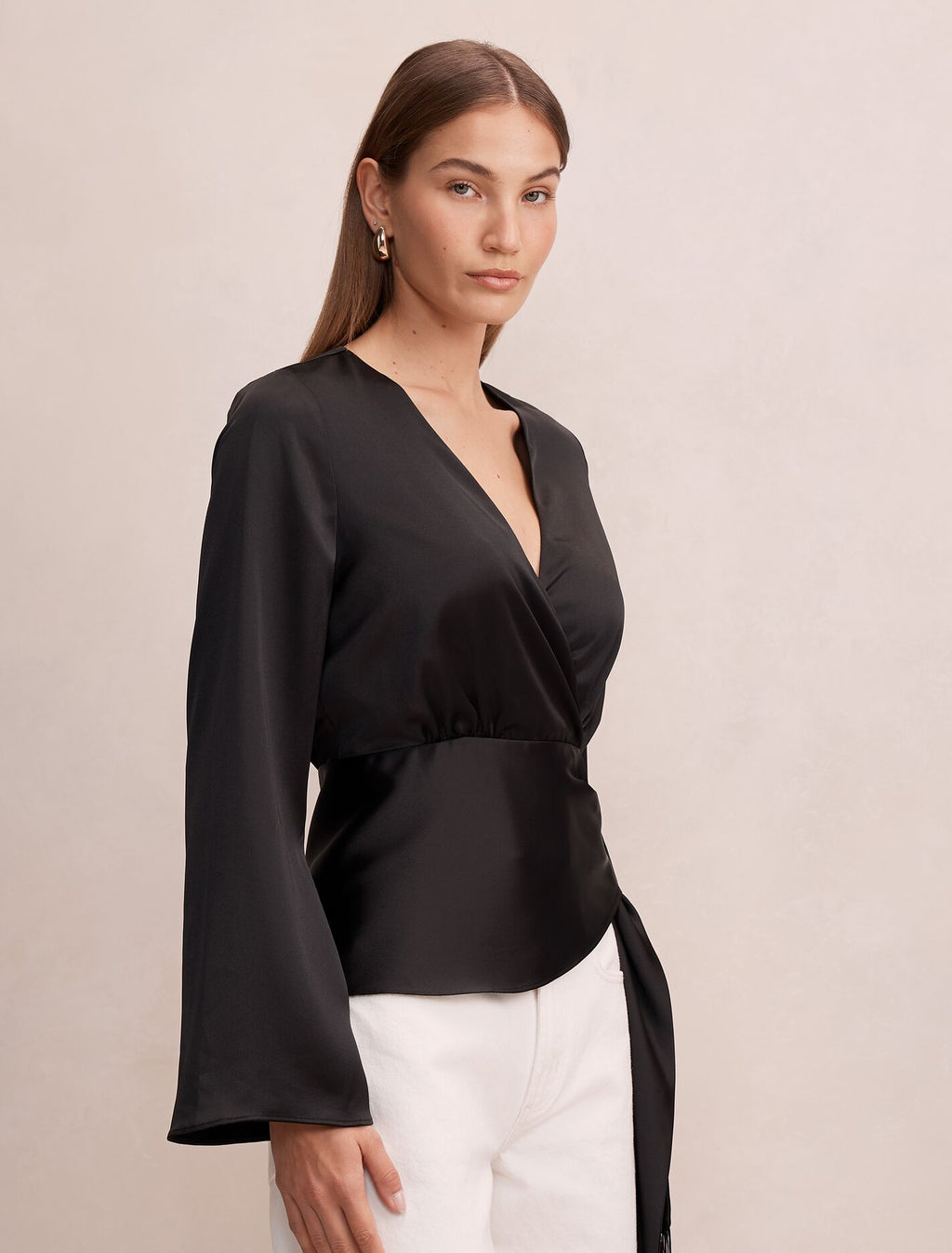 Maelle Scarf Tie Top