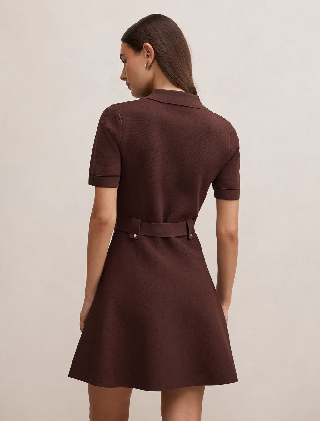 Amy Fit and Flare Knit Mini Dress