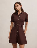 Amy Fit and Flare Knit Mini Dress