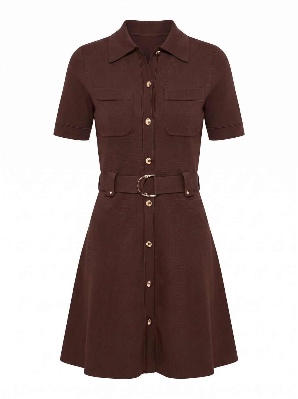 Amy Fit and Flare Knit Mini Dress
