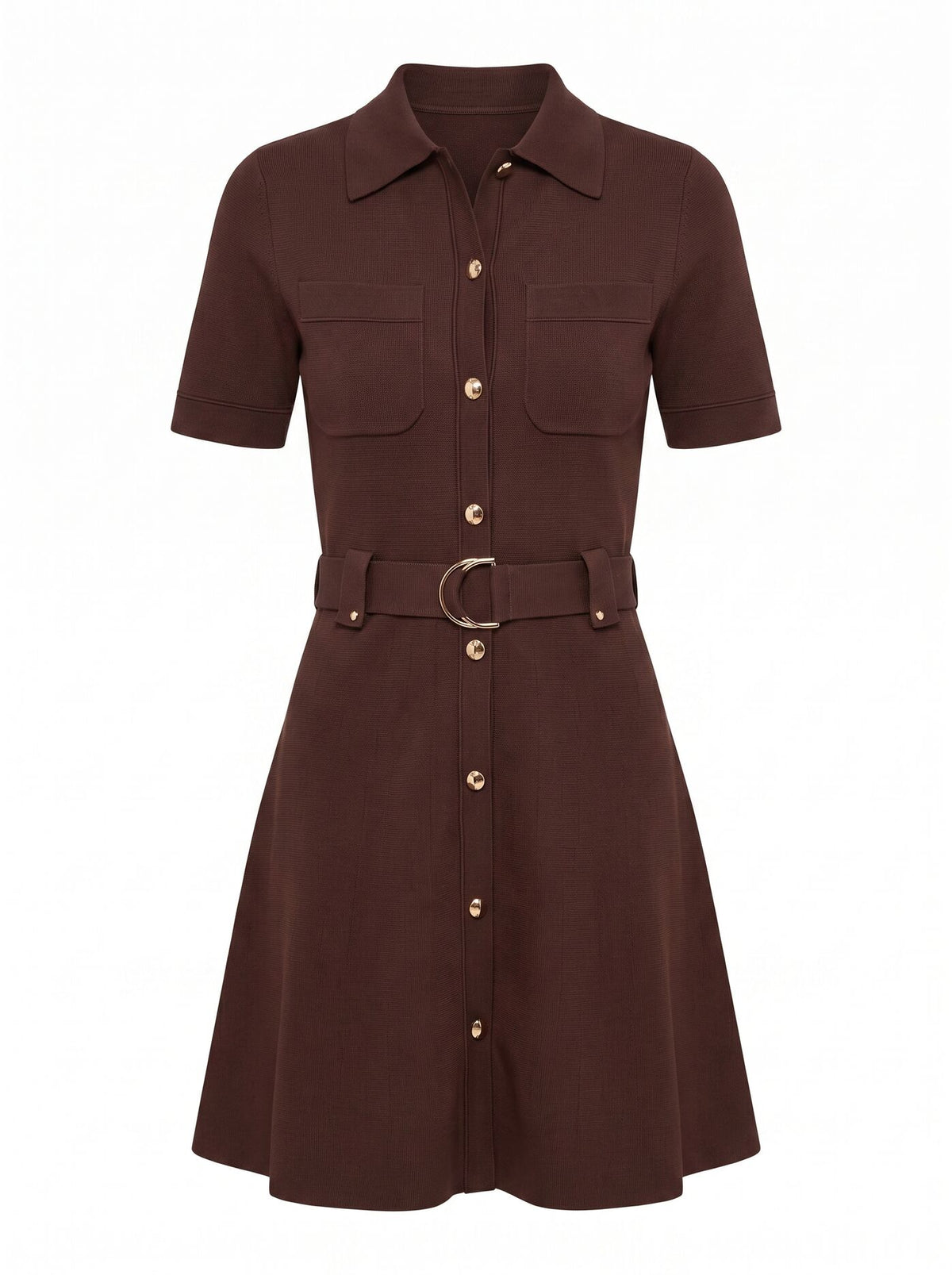 Amy Fit and Flare Knit Mini Dress