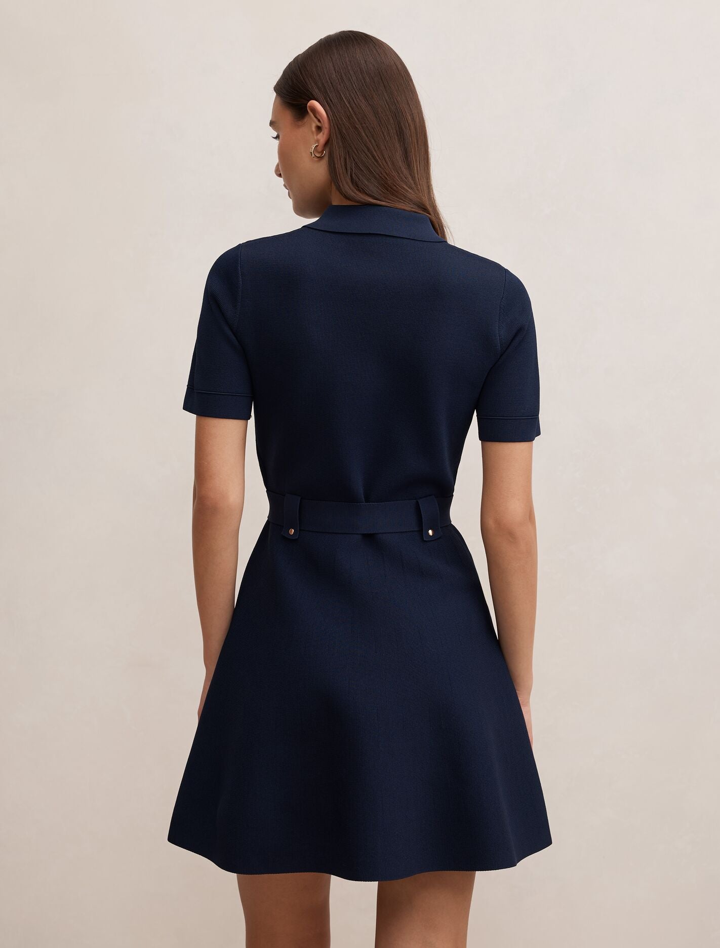 Amy Fit and Flare Knit Mini Dress