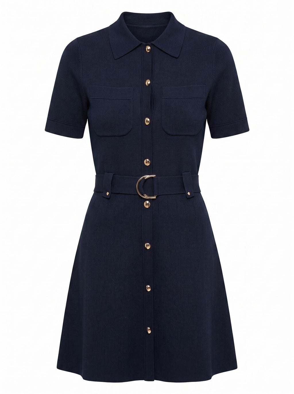 Amy Fit and Flare Knit Mini Dress
