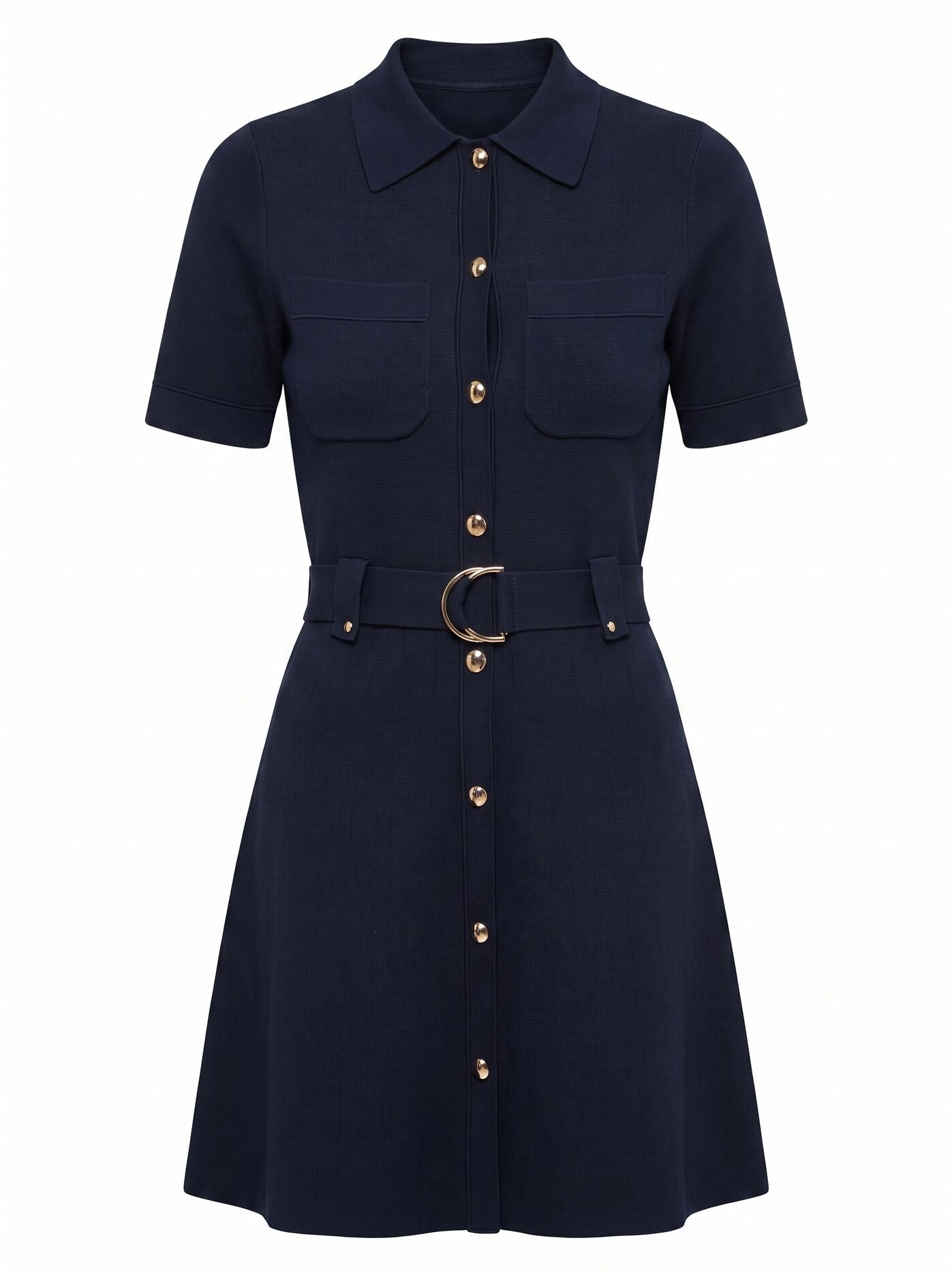 Amy Fit and Flare Knit Mini Dress