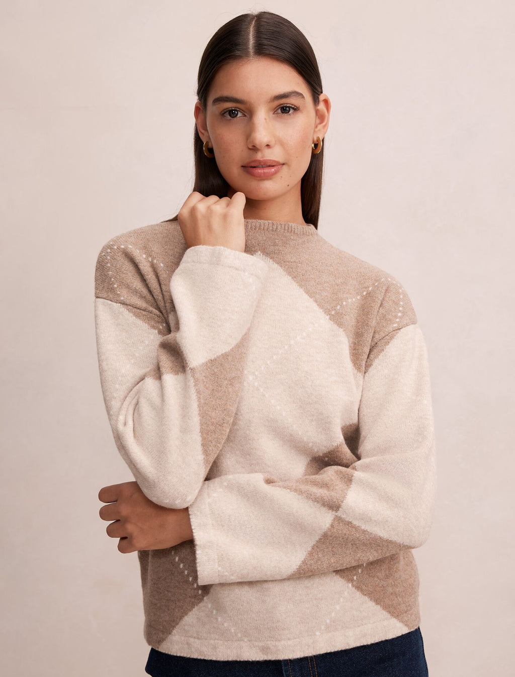 Amal Argyle Sweater