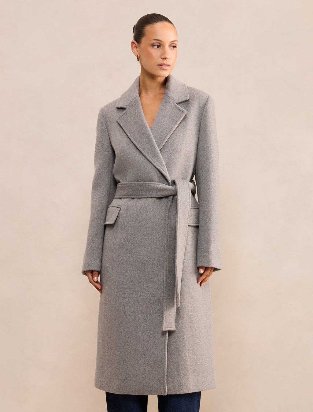 Aydee Petite Double Breasted Coat