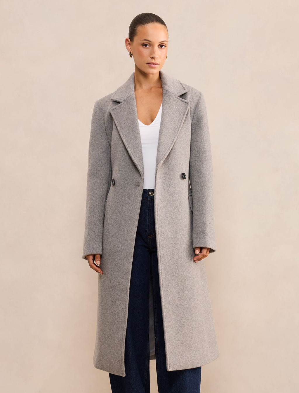 Aydee Petite Double Breasted Coat