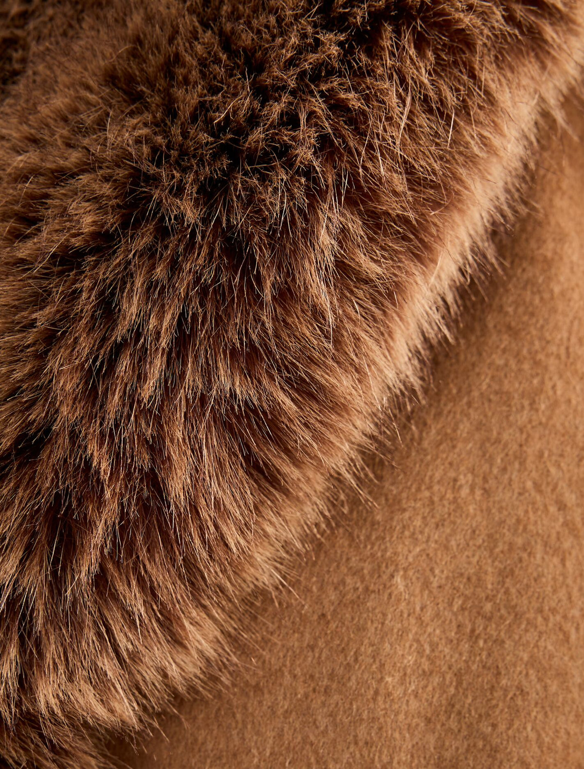 Esme Petite Faux Fur Collar Coat