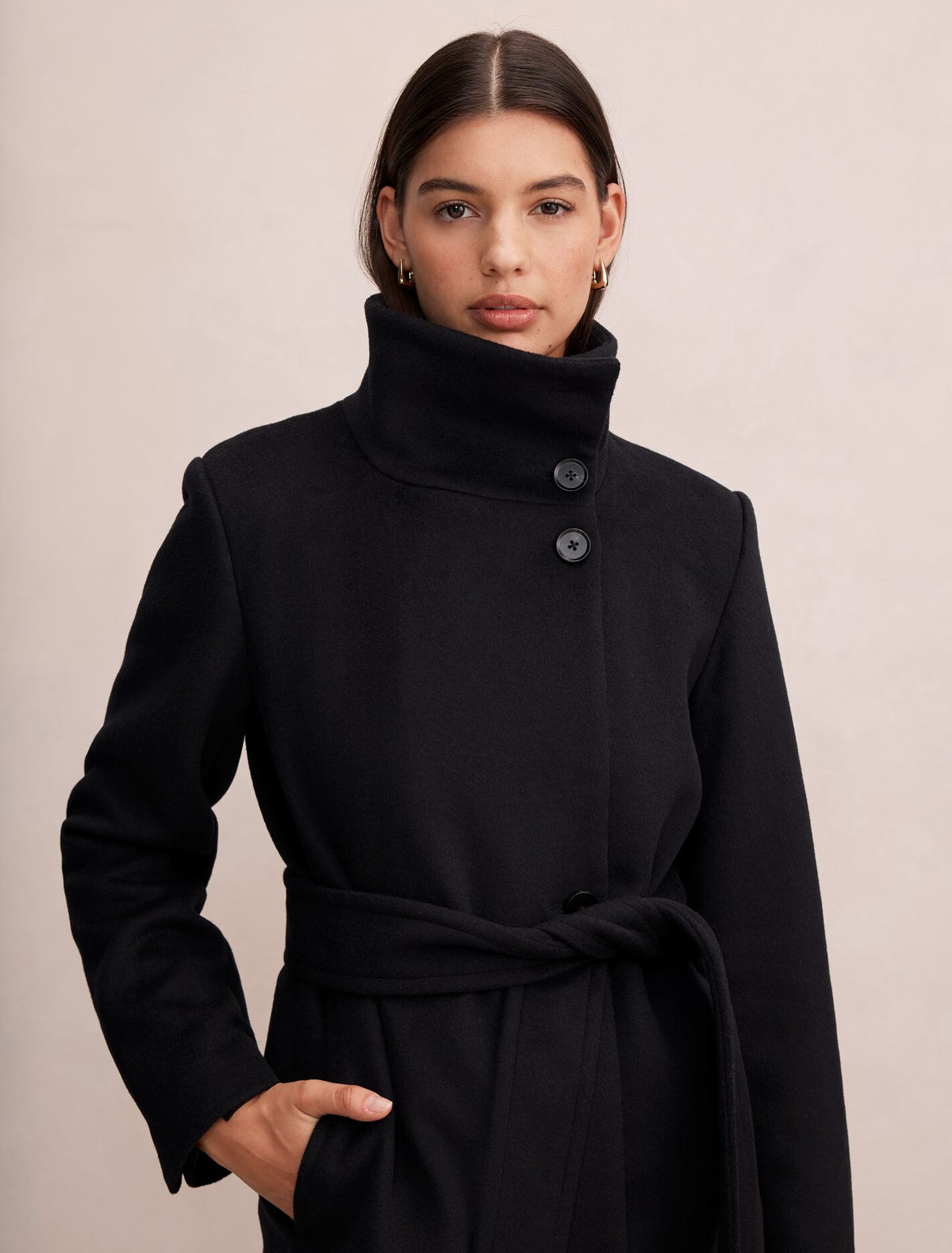 Rue Funnel Neck Coat