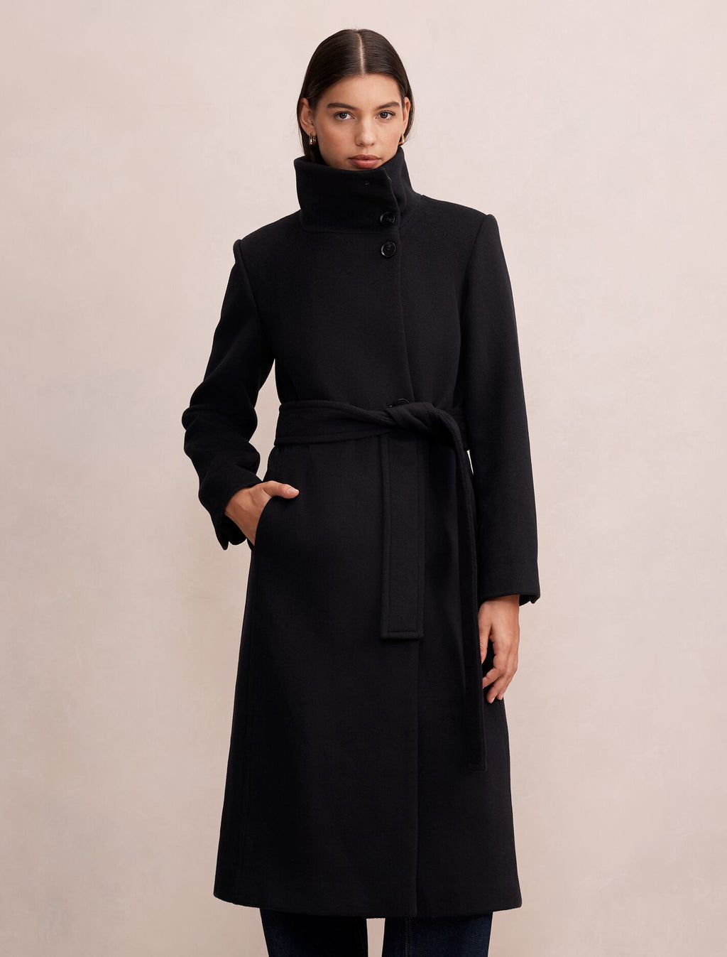 Rue Funnel Neck Coat