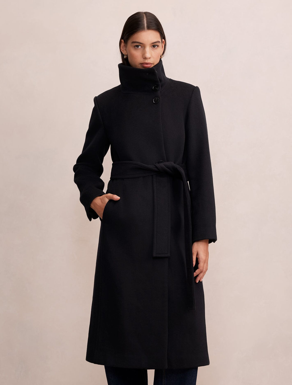 Rue Funnel Neck Coat