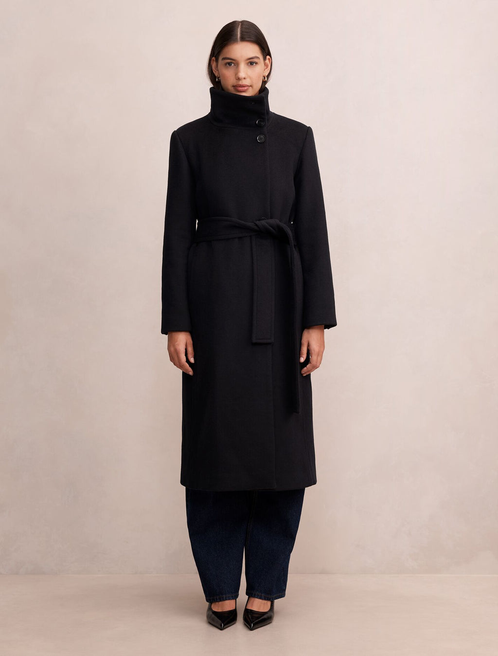 Rue Funnel Neck Coat
