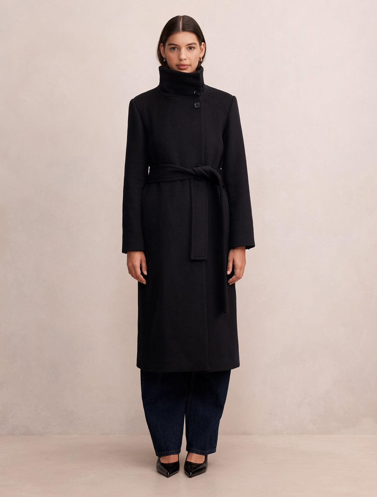 Rue Funnel Neck Coat