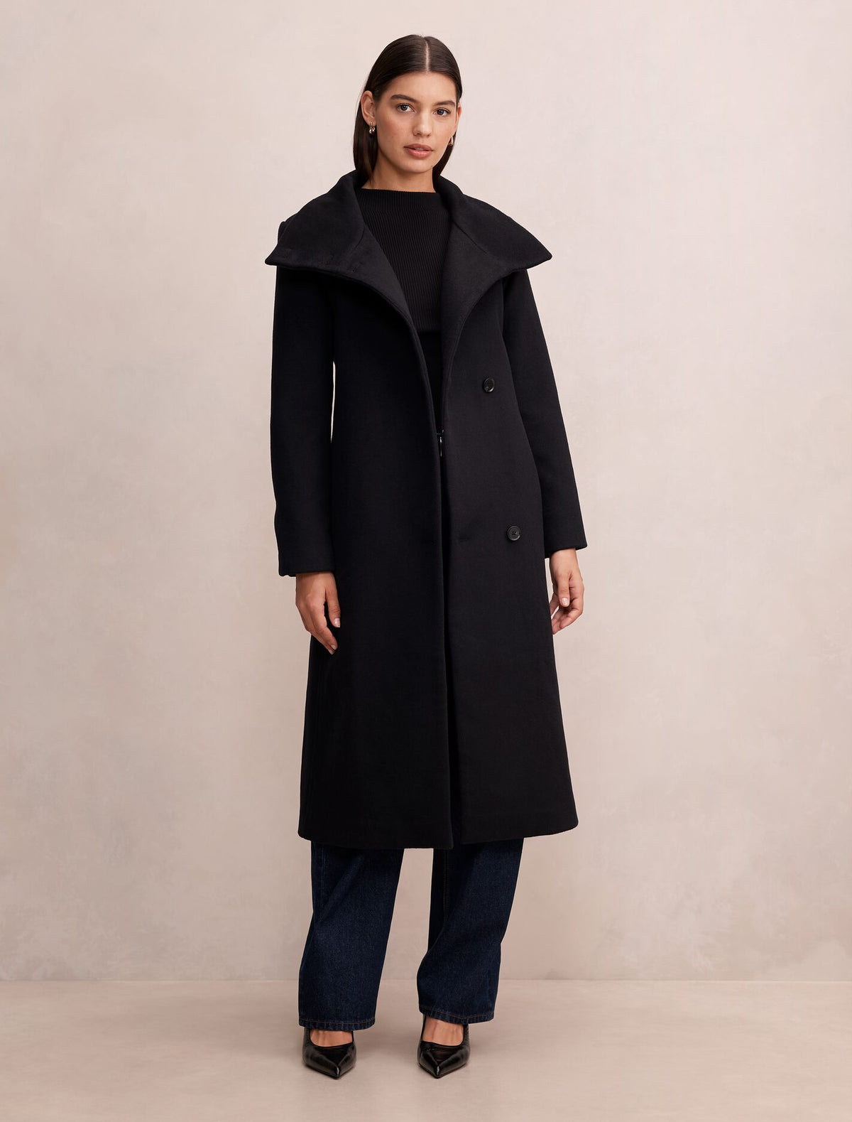 Rue Funnel Neck Coat