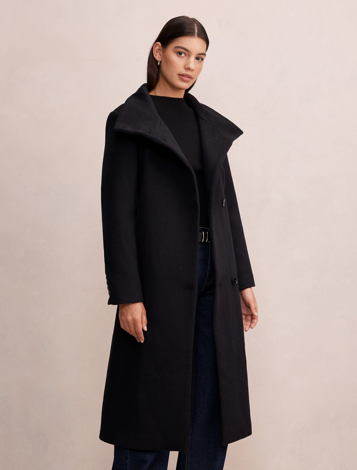Rue Funnel Neck Coat