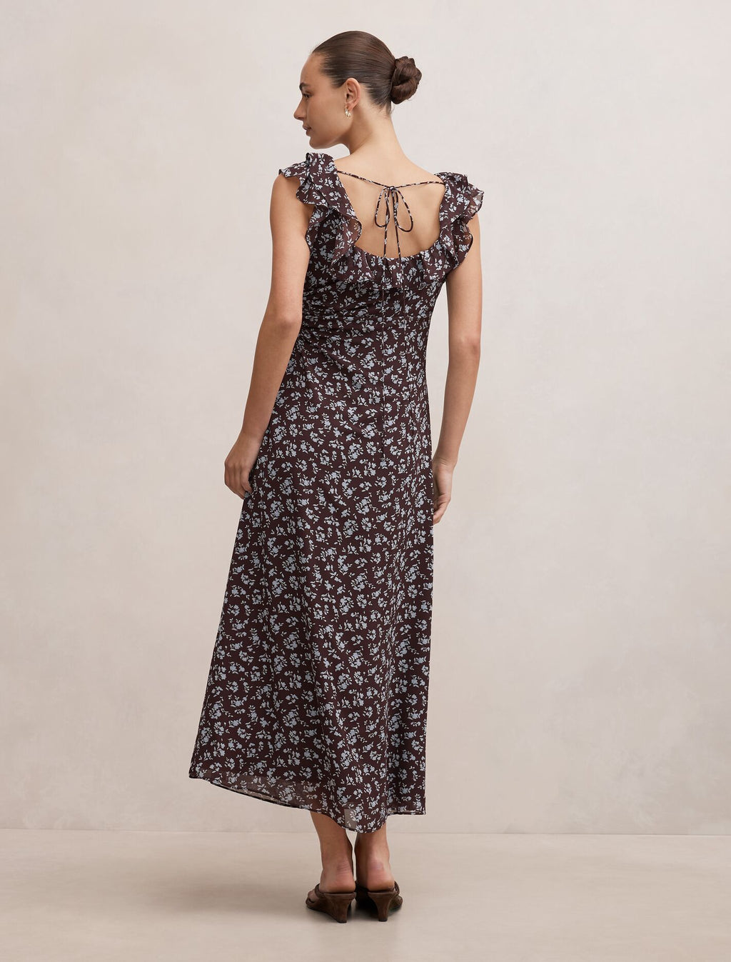 Paige Ruffle Midi Dress