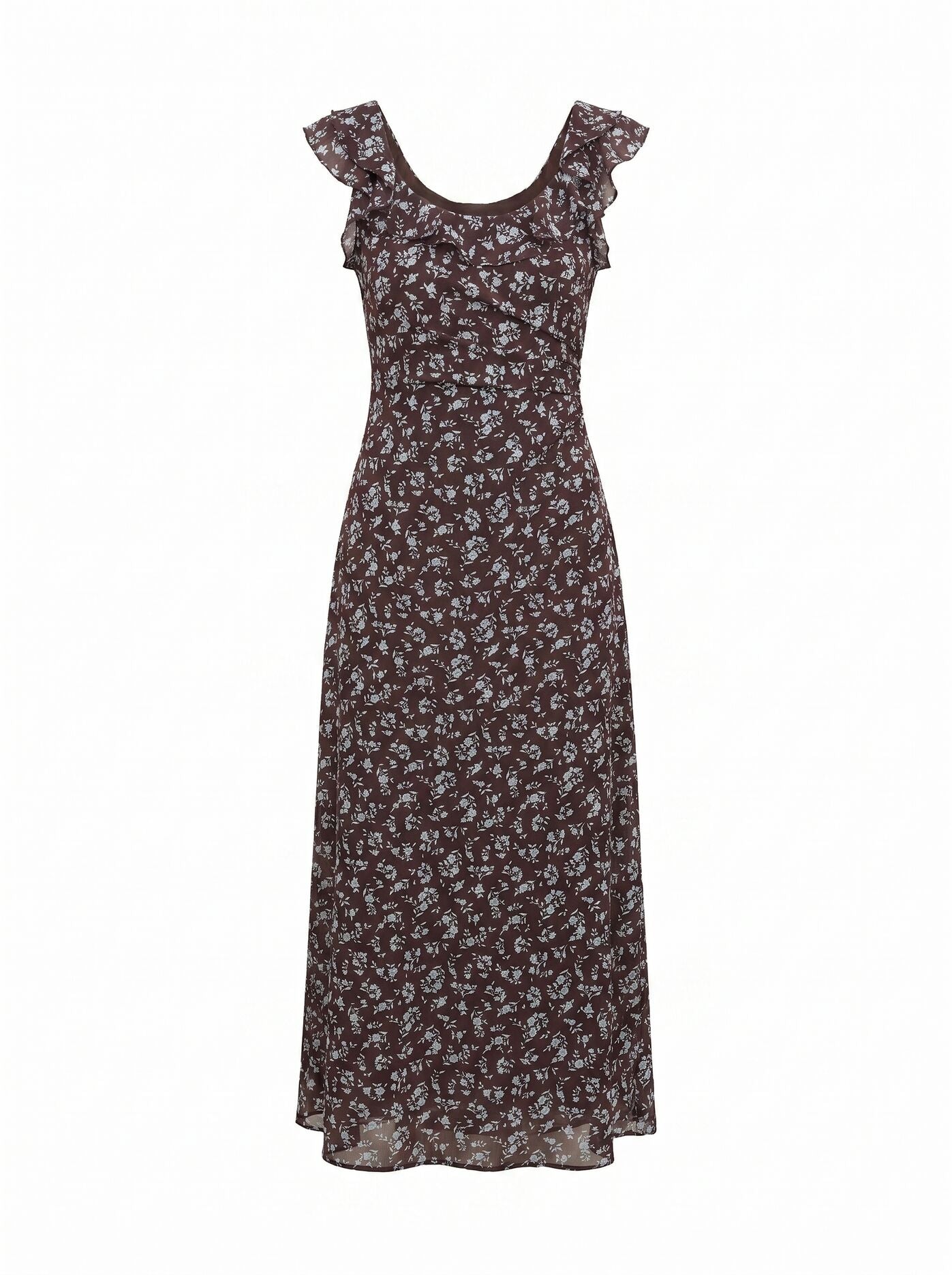 Paige Ruffle Midi Dress