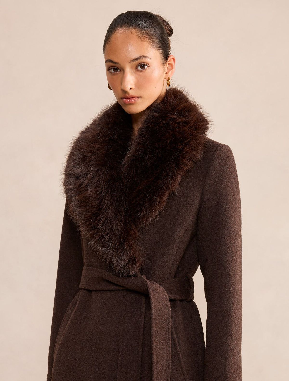 Esme Faux Fur Collar Coat