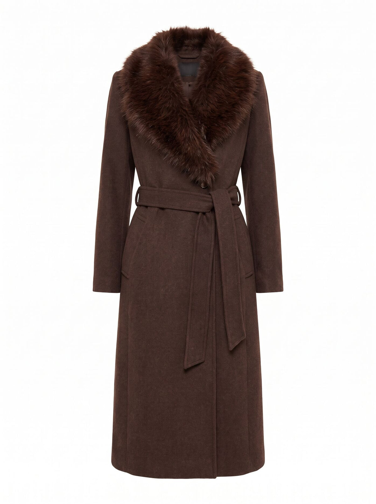 Esme Faux Fur Collar Coat