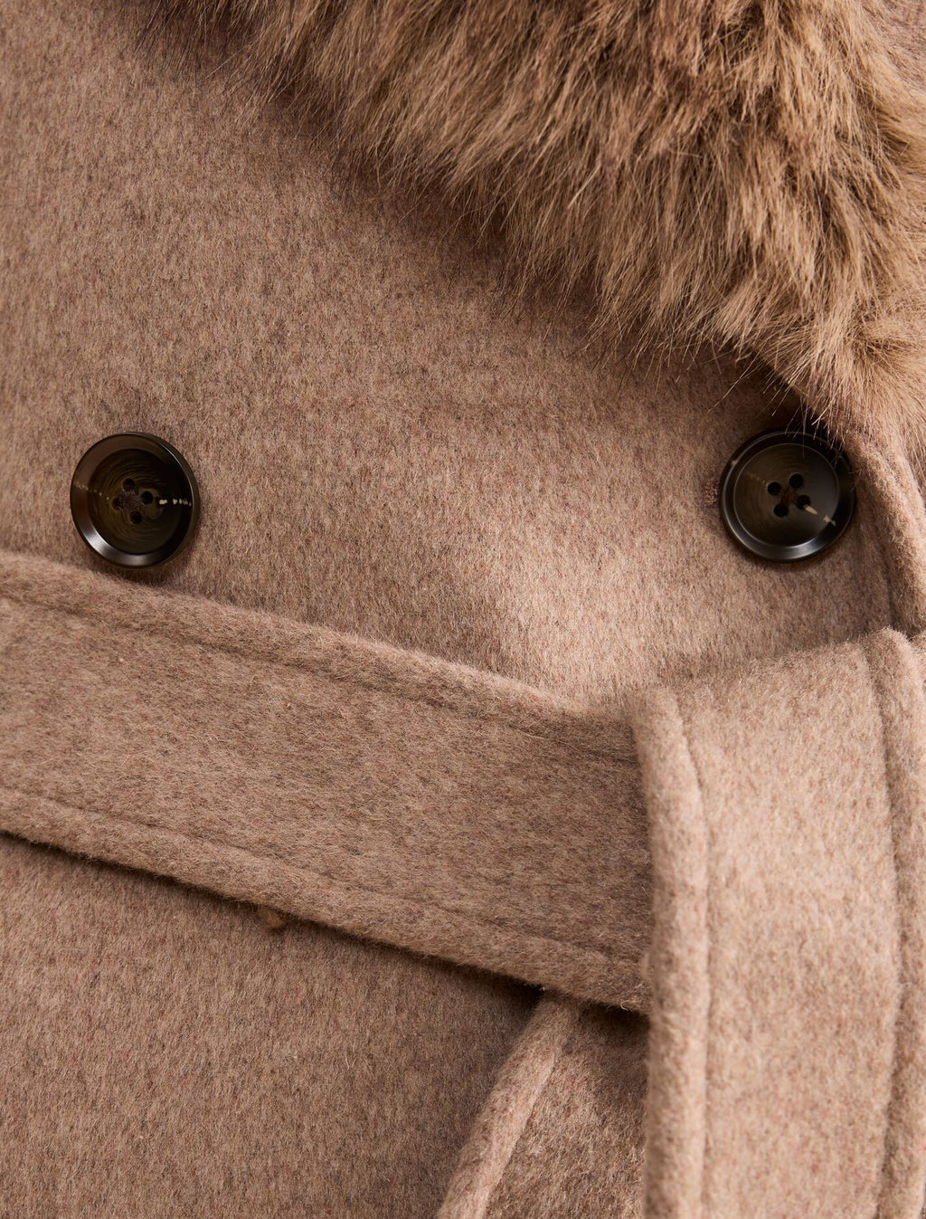 Esme Faux Fur Collar Coat
