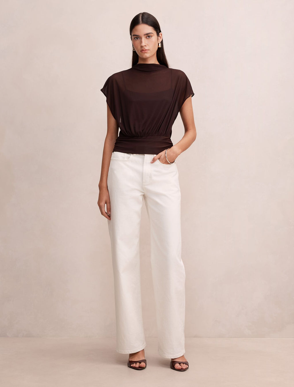 Mattie Mesh Top