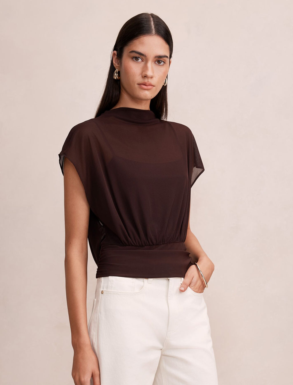 Mattie Mesh Top