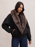 Megan Faux Fur Collar Jacket