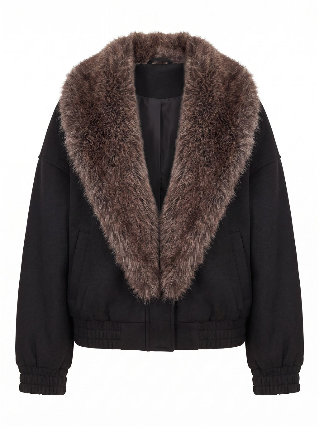 Megan Faux Fur Collar Jacket