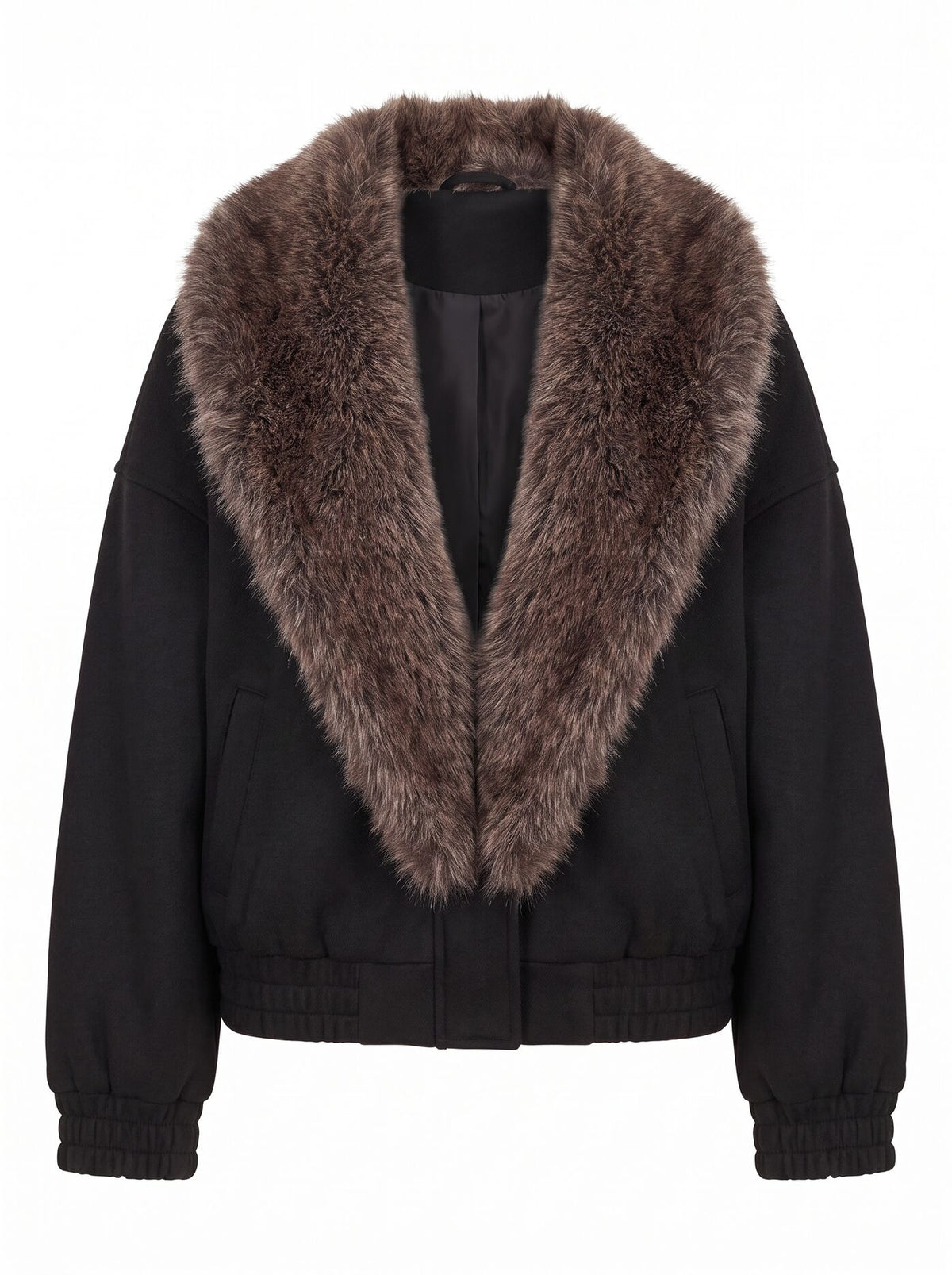 Megan Faux Fur Collar Jacket