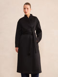 Courtney Curved Funnel Neck Coat