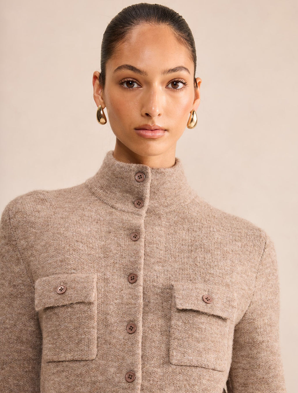 Piper Funnel Neck Cardigan