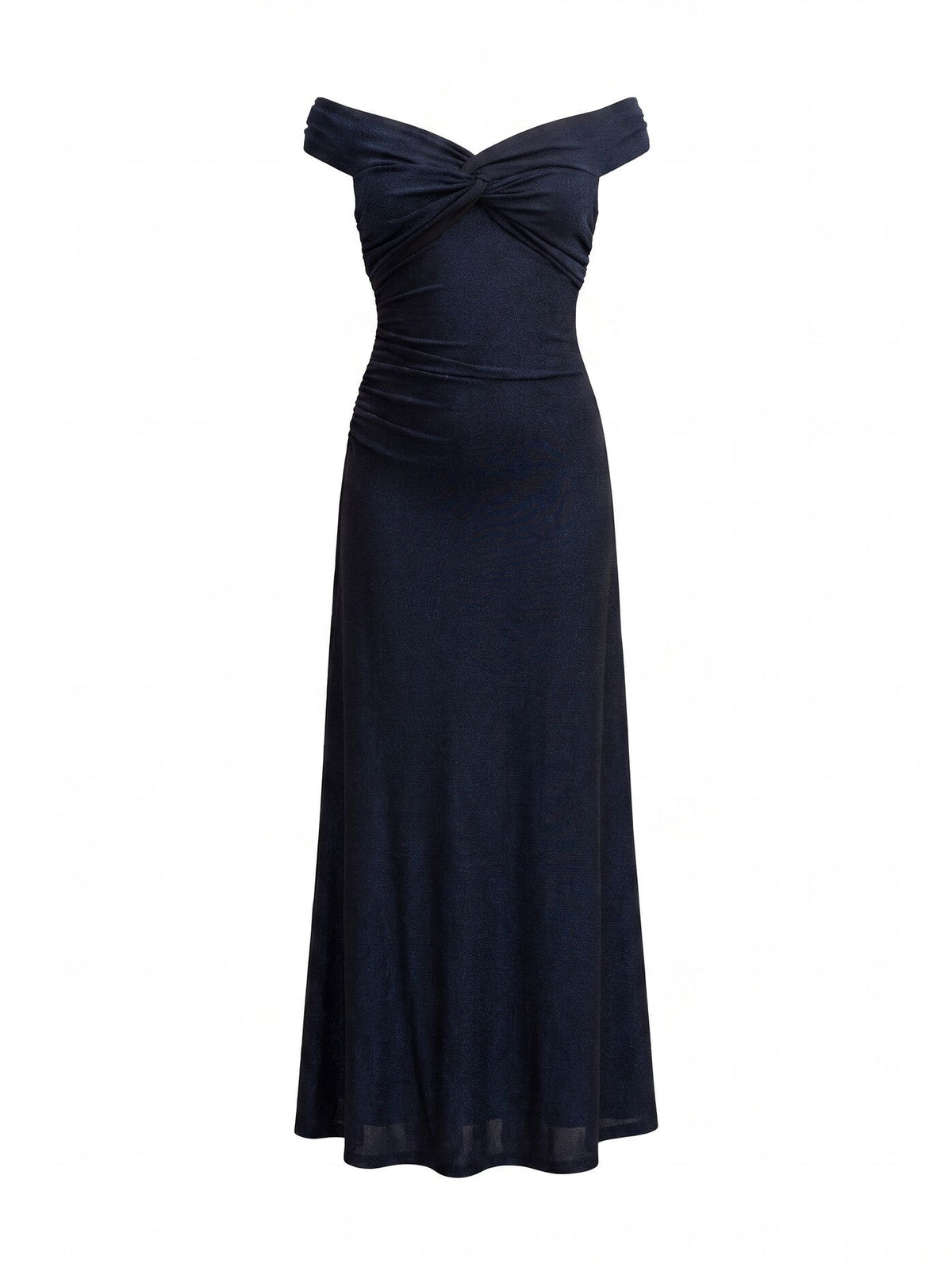 Arden Off Shoulder Glitter Maxi Dress