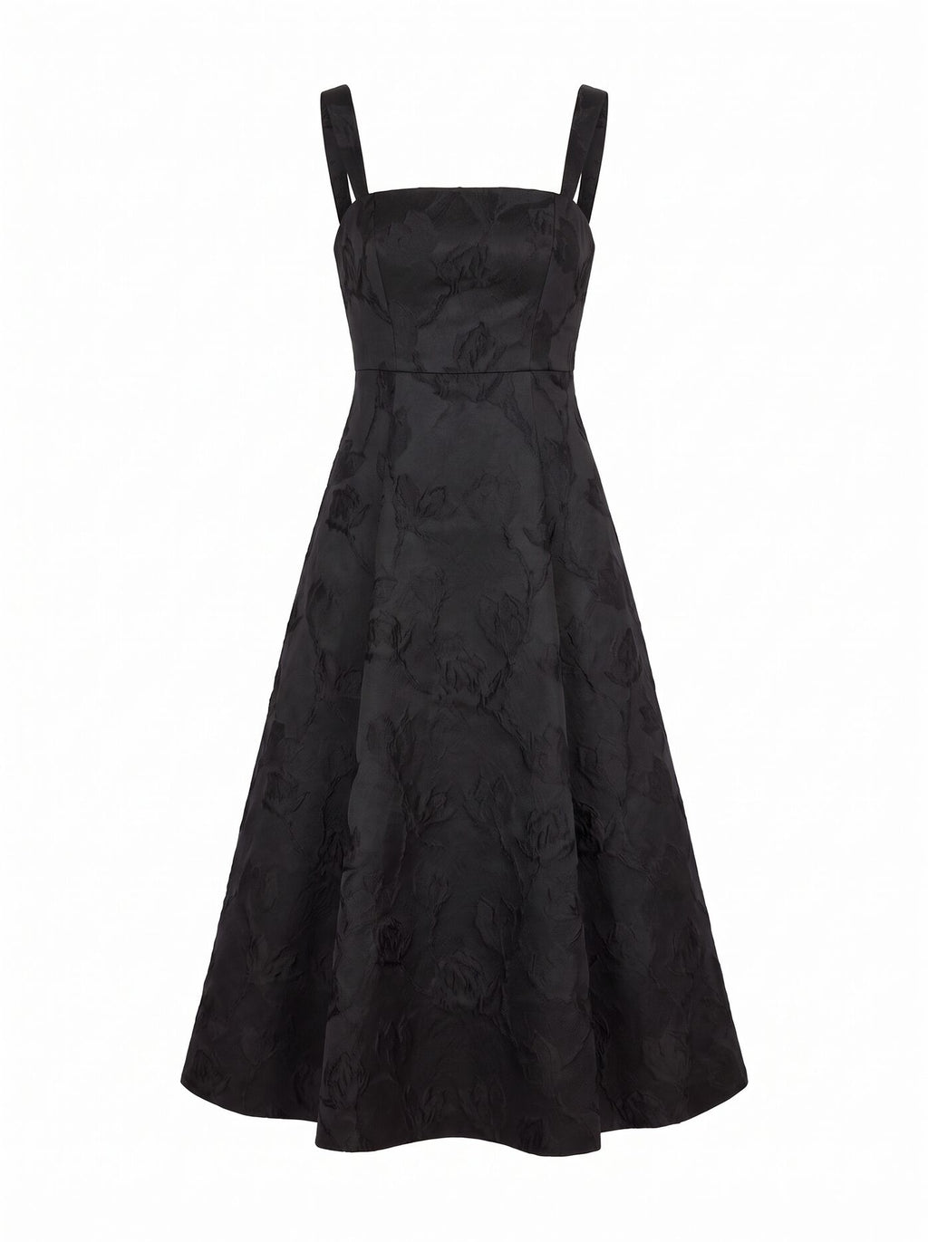 Willow Strappy Jacquard Midi Dress