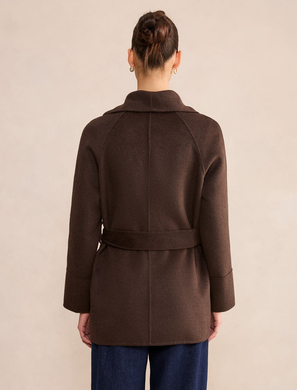 Clare Felled Wrap Coat