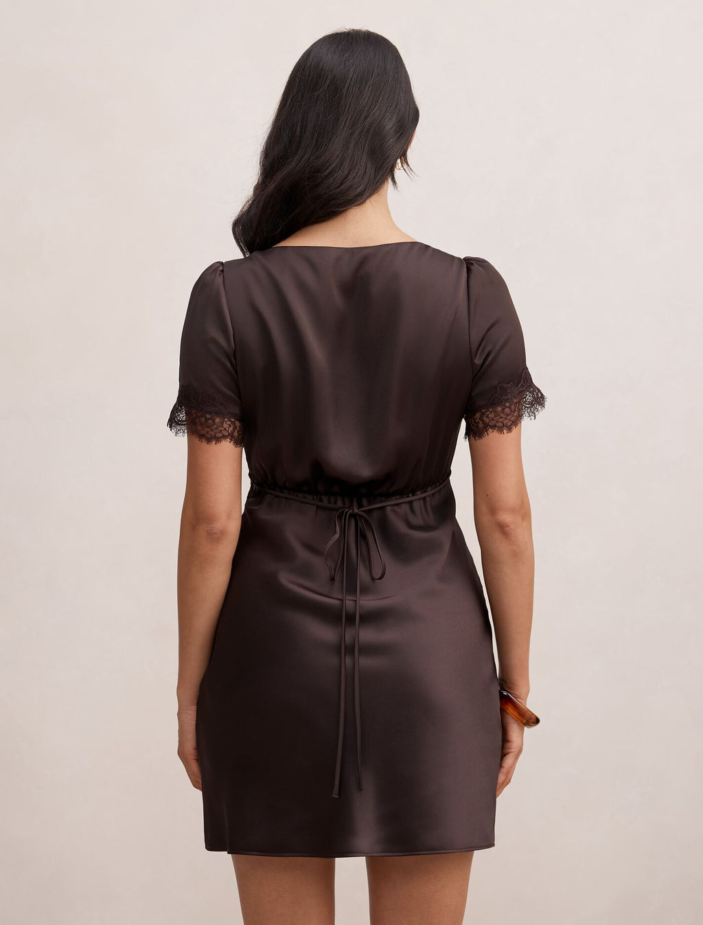 Marissa Satin Mini Dress