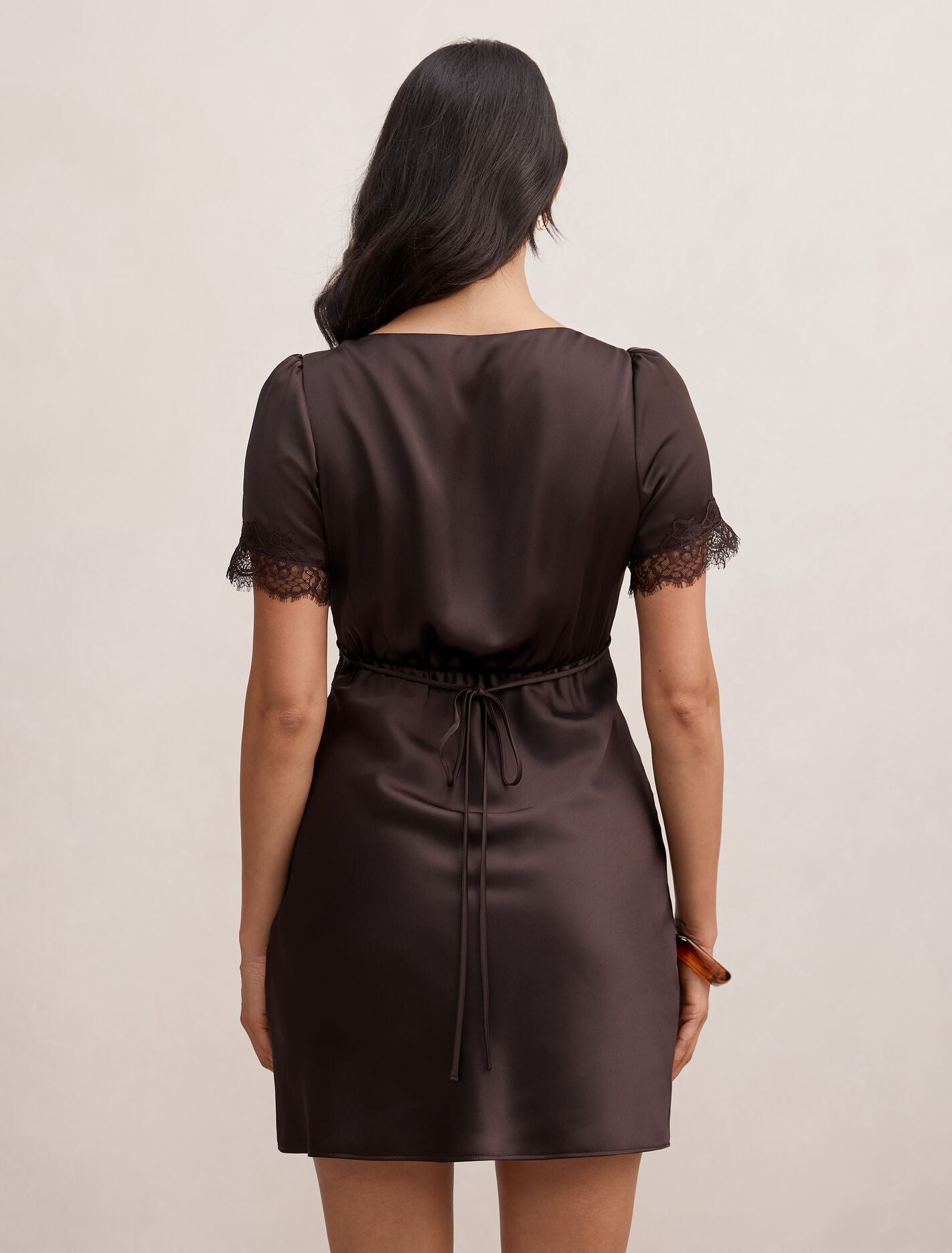 Marissa Satin Mini Dress