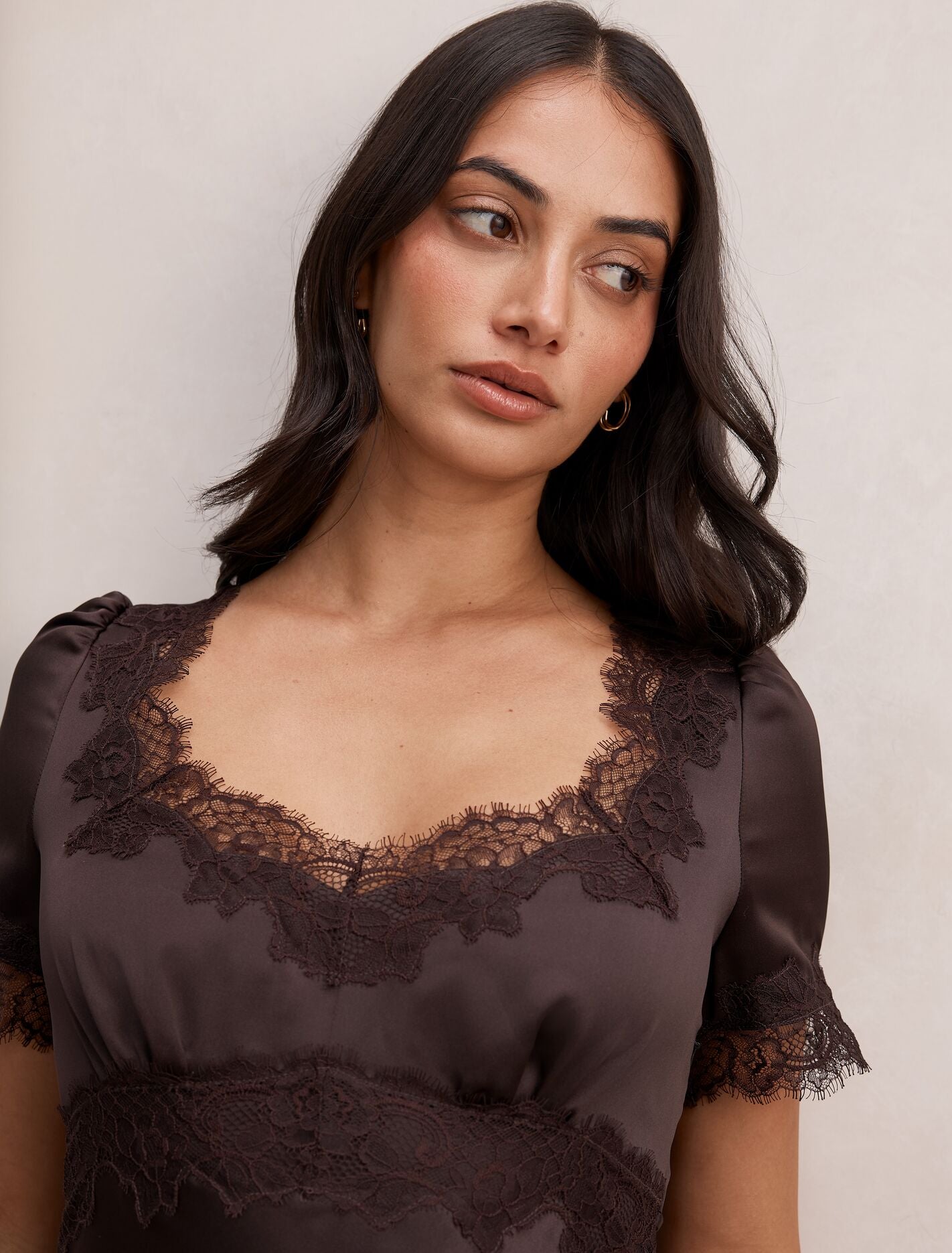 Marissa Satin Mini Dress
