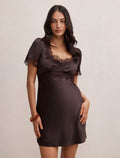 Marissa Satin Mini Dress