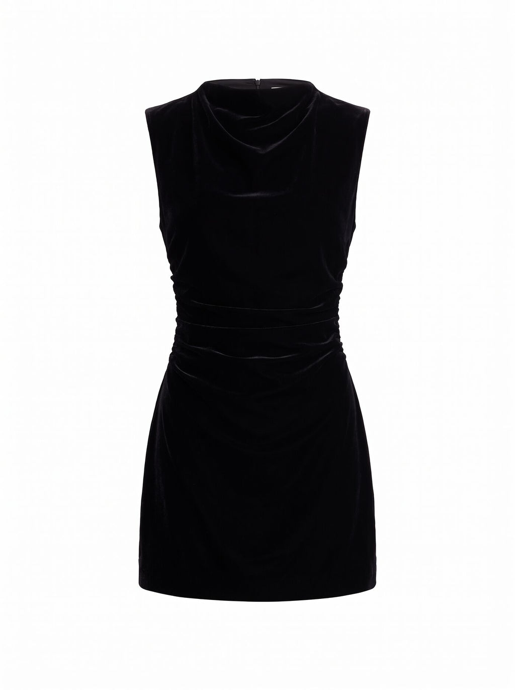 Iris High Neck Velvet Mini Dress