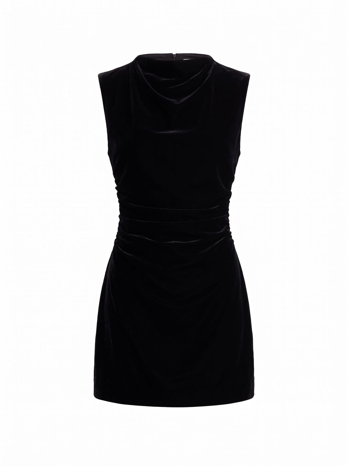 Iris High Neck Velvet Mini Dress