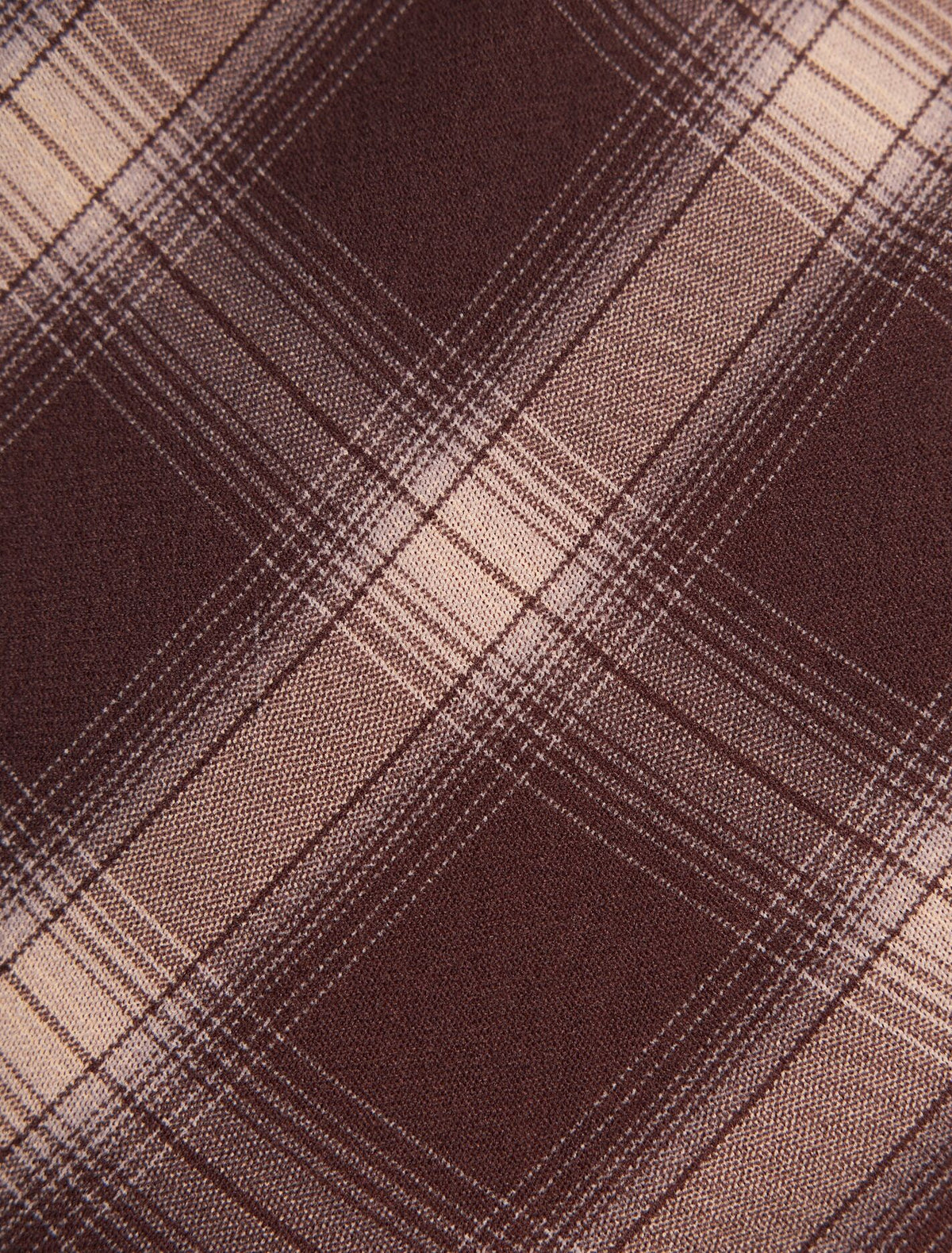Allegra Check Long Sleeve Top