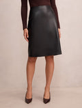 Gigi Faux Leather Pencil Skirt
