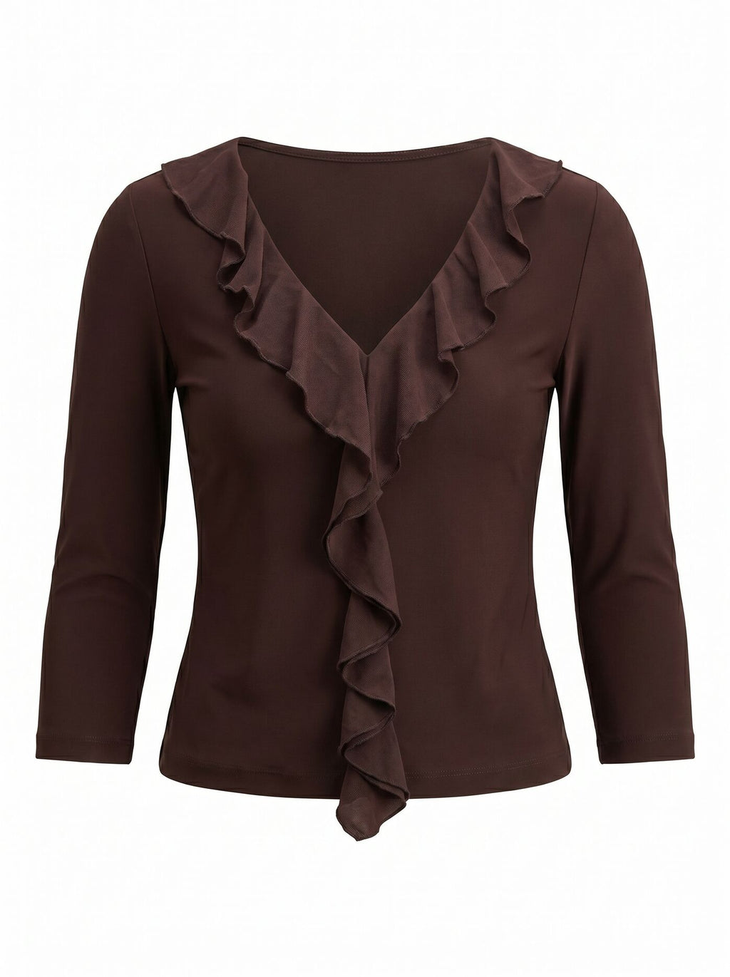 Orla Ruffle 3/4 Sleeve Top