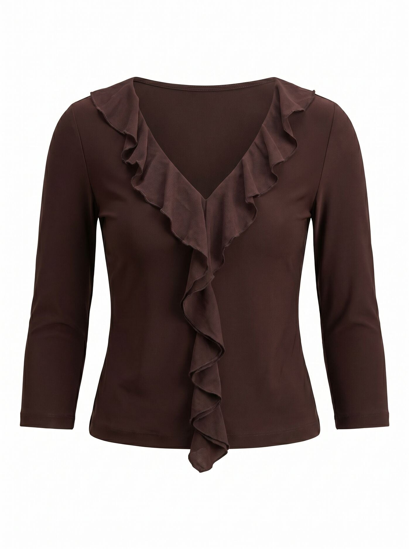 Orla Ruffle 3/4 Sleeve Top